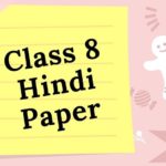 Class 8 Hindi Paper